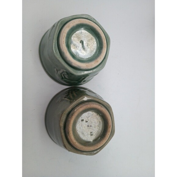 Vintage Tashiro Shoten Celadon Green Egyptian Revival Tea Cup Made In Japan - Picture 7 of 8